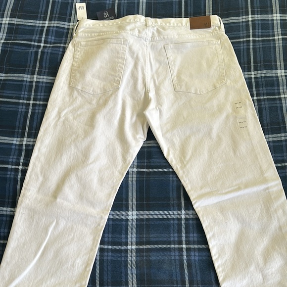 GAP Recycled Denim White Size 34 x 32 - Picture 2 of 4